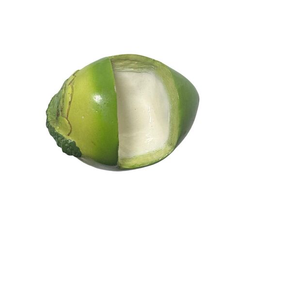 Cabbage Leaf Painted Coasters- Total Of 6 3” Coasters With Holder- Vintage- - Picture 14 of 16